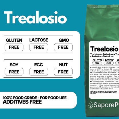 Trealosio - Zucchero Naturale - Origine extra E.U. - SaporePuro