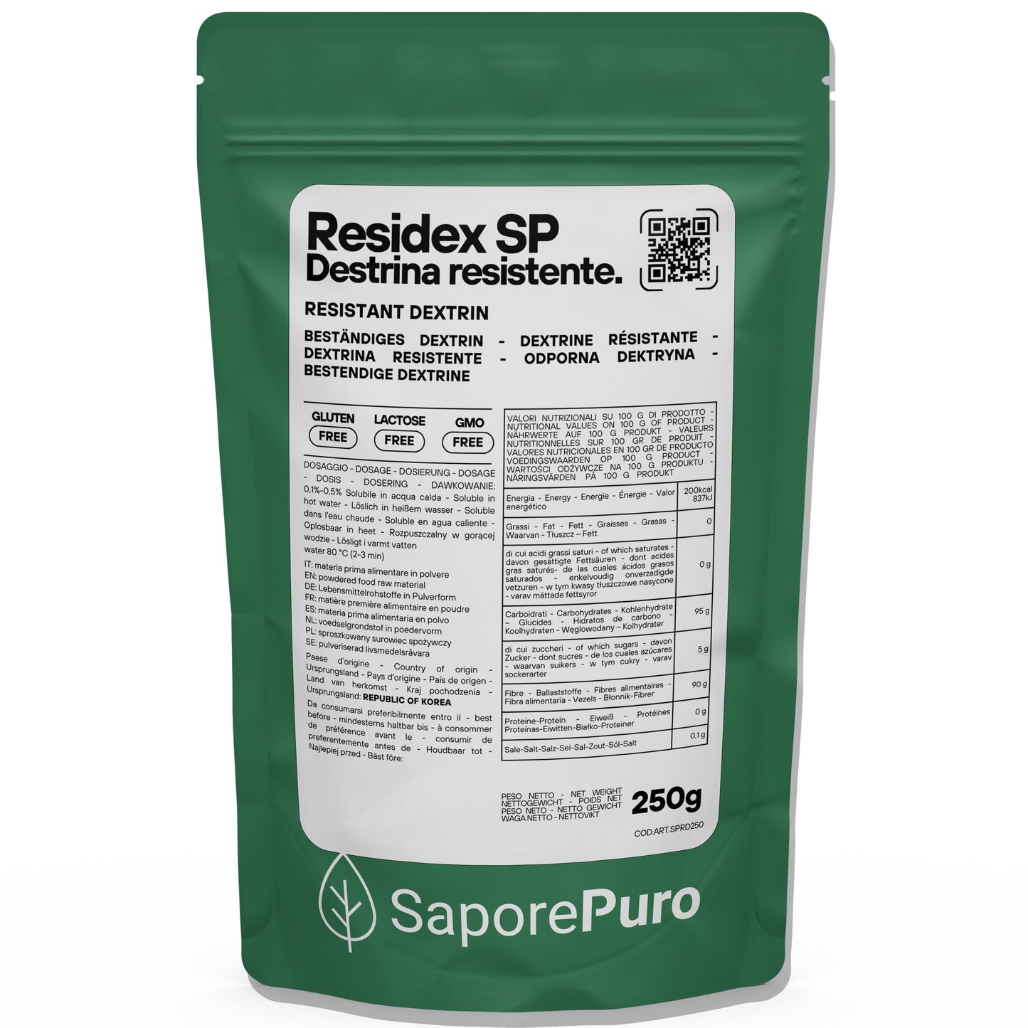 ResiDex SP - Destrina Resistente da Mais - SaporePuro
