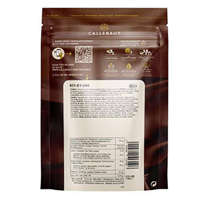 Chocolat nature 811 - Callebaut - 2.5kg - GelatoStore