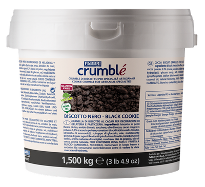 Crumble Biscotto Nero 1,5 kg - Fabbri