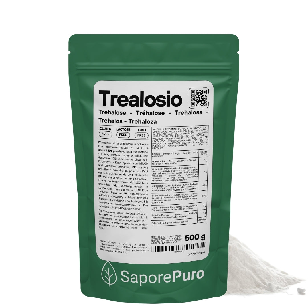 Trealosio - Zucchero Naturale - Origine extra E.U. - SaporePuro