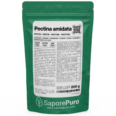Pectina in polvere (E440ii) a basso metossile- ideale per marmellate a basso contenuto di zucchero - SaporePuro