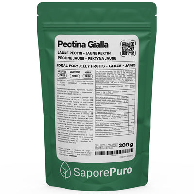 Pectina Gialla (Jaune) SaporePuro - Gelatine di Frutta, Marmellate, Gel Spessi - SaporePuro
