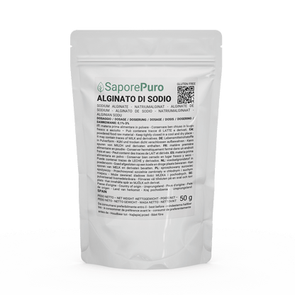 Alginato di Sodio (E401) - 50gr - SaporePuro
